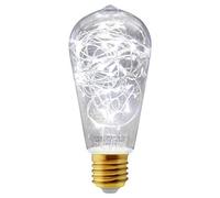 Long Life Lamp Company 1w ST58 LED Industrial Decorative Light Bulb Coloured Fairy String Filament E27 (White)