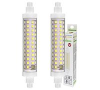 Long Life Lamp Company 2 x R7S 118mm LED Bulb J118 Linear Replacement 12w 6000k for Flood Lights