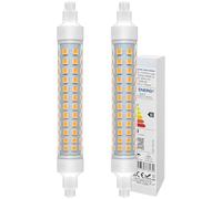 Long Life Lamp Company 2 x R7S 118mm LED J118 Light Bulb Replacement 10w 3000k Warm White for Flood Lights