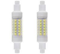 Long Life Lamp Company 2 x R7S 78mm LED J78 Replacement 7w 6000k Flood Light Bulb