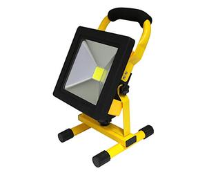 Long Life Lamp Company 20w Slim Rechargeable LED Portable Work Floodlight Indoor/Outdoor Use IP65 Cordless