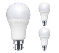 Long Life Lamp Company 3 Pack 10w GLS LED Light Bulb Cool White B22 Bayonet Very Bright 10w = 100w A60 Not dimmable