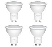 Long Life Lamp Company 4 Pack GU10 5W LED Beautiful Warm White Colour 50w Replacement