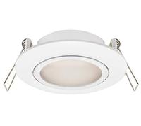Long Life Lamp Company 4 x 4w LED Ceiling Downlight White Recessed Adjustable Spot Light 3000k Warm White DWBWW