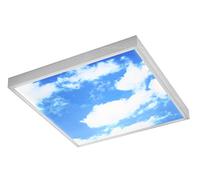 Long Life Lamp Company 40w Sky LED Ceiling Light 600 x 600 Cloud Scene Flush Mount Light with Transformer and Frame