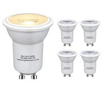 Long Life Lamp Company 5 x 3w LED Small Mini GU10 35mm Light Bulb Warm White MRGU10