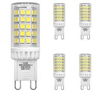 Long Life Lamp Company 5 x 5w Dimmable G9 LED Bulb Cool White Replacement 6500k 240v