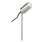 Long Life Lamp Company 6 Pack Stainless Steel Low Voltage Garden Spike Light 12v Adjustable Outdoor MR16 Ground Mount ZLC027