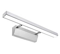Long Life Lamp Company 7w LED Bathroom Mirror Light Cool White 6500k Picture Wall Light Chrome Adjustable ML05
