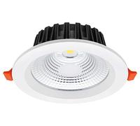 Long Life Lamp Company COB 12W Recessed Commercial LED Downlight Daylight 6000k AC100-240v PL and Metal Halide Replacement CDL12