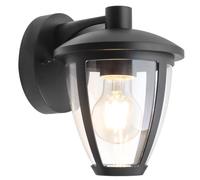 Long Life Lamp Company Downward Wall Light Black External Outside Garden Security Lights Outdoor Wall Lantern IP44 ZLC381