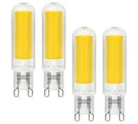 Long Life Lamp Company G9 LED Bulbs Cool White 4w Capsule Light Bulb Glass 240v, 4 Pack