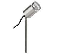 Long Life Lamp Company Garden Outdoor Spike Light Stainless Steel Clear Diffuser IP65 Ground Pathway Lighting GU10 ZLC352F