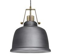 Long Life Lamp Company Industrial Vintage Brass Pendant Light Shade Grey Pewter Metal Scone Barn Loft Antique Retro Ceiling Lights M0179F