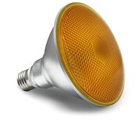 Long Life Lamp Company LED 15w Amber PAR38 Outdoor Reflector Bulb Super Bright