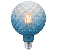 Long Life Lamp Company LED Glass Globe Light Bulb E27 Edison Screw 2w Filament Classic Blue Smoked G125 Pinecone