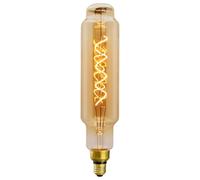 Long Life Lamp Company LED Vintage Spiral E27 1800K 4W Bulb E27 Gold Smoked Glass Tubular Vintage Light Bulb Edison Classic 4w Coil TT75G