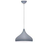 Long Life Lamp Company Metal Grey White Ceiling Light Shade Modern Contemporary M0095F