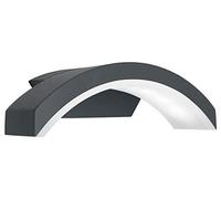 Long Life Lamp Company Modern Outdoor External LED Garden Wall Light Cool White Downwards Arch ZLC339CW