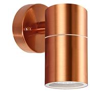 Long Life Lamp Company Modern Outdoor Wall Light Copper Finish IP65 ZLC098C