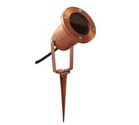 Long Life Lamp Company Outdoor Ground Spike Light Stainless Steel Copper Finish Adjustable Head ZLC085S