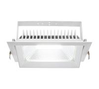 Long Life Lamp Company Rectangular Downlight LED Retail Ceiling Light Cool White 6000k Adjustable Beam Angle Recessed CDAS03