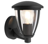 Long Life Lamp Company Upward Wall Light Black External Outside Garden Security Lights Wall Mounted Lantern IP44 ZLC380
