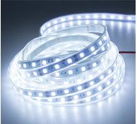 Long Life Lamp Company Waterproof 5M 5050 SMD White LED Striplight 24V for Indoor/Outdoor Use 3M Tape