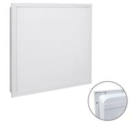 Long Life Lamp Company 40w LED Ceiling Panel Light 600 x 600 6500k Daylight White Super Bright with Heat Sink 40WBL