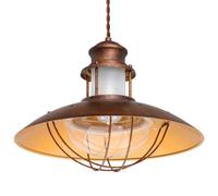 Long Life Lamps Company Industrial Ceiling Rustic Pendant Light Caged Lamp Shade Nautical Lantern H3076