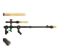 Long Life Lamps Company Industrial Steampunk Iron Rustic Vintage Water Pipe Tap Gun Shape Rifle M0158 With 2W T30 & 4W T45