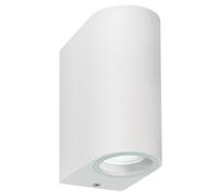 Long Life Lamps Company Matt White Led Modern Double Outdoor Wall Light Up/down Garden Light Zlc055W