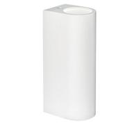 Long Life Lamps Company Modern White Ceramic Up & Down Contemporary Indoor Wall Light Lamp M0046
