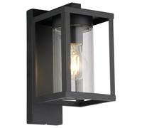 Long Life Lamps Company Outdoor Dusk Till Dawn Wall Light Black Glass Diffuser Lantern Zlc370Dtd With Led 4W Warm