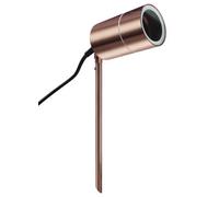 Long Life Lamps Company Outdoor Garden Spike Light Adjustable Stainless Steel Copper Finish Zlc306C