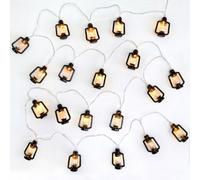 Long Life Lamps Company Outdoor Or Indoor Mini Lantern 20 Led String Lights Ip44 Mains Powered 2500K Lansl01