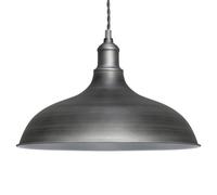 Long Life Lamps Company Vintage Metal Iron Grey Ceiling Pendant Light M0178