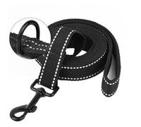 Long Line Dog Lead - 3M 10M 20M 30M Training Leash for Dogs Reflective Recall Dog Training Leads with Soft Padded Handle, Strong Extra Long Lead Leash for Large Medium Small Dogs (Black, 10M)
