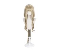 Long Linen Green Cosplay Wig for Women Female Anime Game Costume Wigs Heat Resistant Synthetic Hairpieces for Halloween Party Anime Conventions