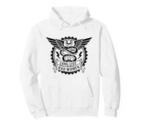Long Live Bad Women Biker Motorcycle Rider Humor Pullover Hoodie