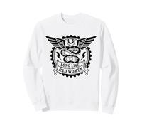 Long Live Bad Women Biker Motorcycle Rider Humor Sweatshirt