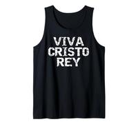 Long Live Christ the King Catholic Spanish Viva Cristo Rey Tank Top