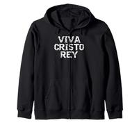 Long Live Christ the King in Spanish Faith Viva Cristo Rey Zip Hoodie