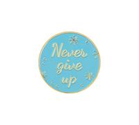 Long Live Feminism Be Brave Badge Medal Lapel Pins Motivational Saying Banner Brooch, Metal, gem na