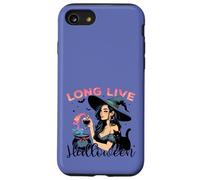 Long Live Halloween Witch Potion Retro Cat Case for iPhone SE (2020) / 7/8