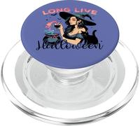 Long Live Halloween Witch Potion Retro Cat PopSockets PopGrip for MagSafe