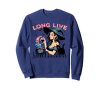 Long Live Halloween Witch Potion Retro Cat Sweatshirt