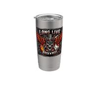 Long Live Rock n Roll Guitars Stainless Steel Insulated Tumbler