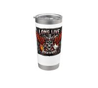Long Live Rock n Roll Guitars Stainless Steel Insulated Tumbler