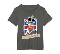 Long Live The Bean! T-Shirt, Women's Plus, Asphalt Grey, 2X